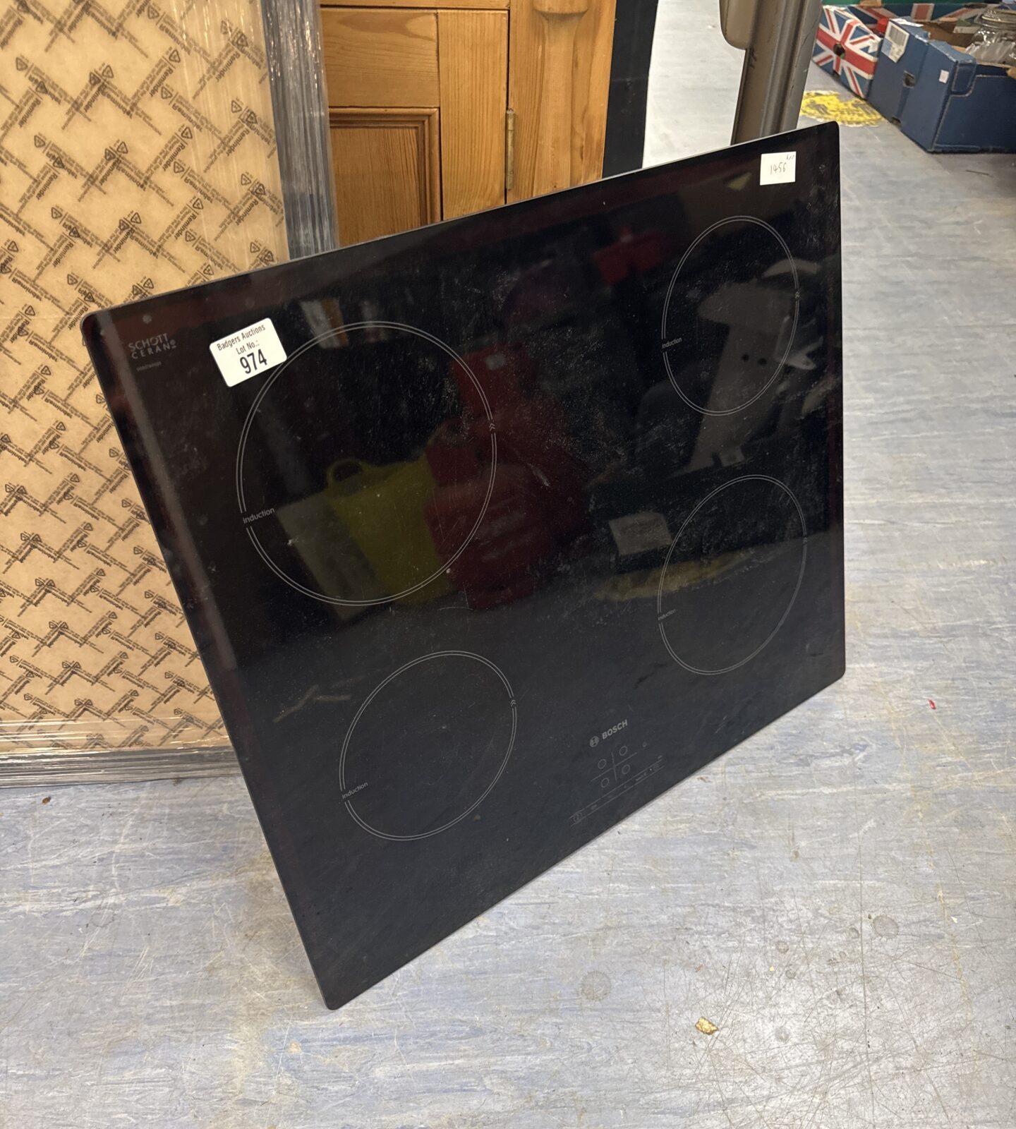 Bosch four burner induction hob - working