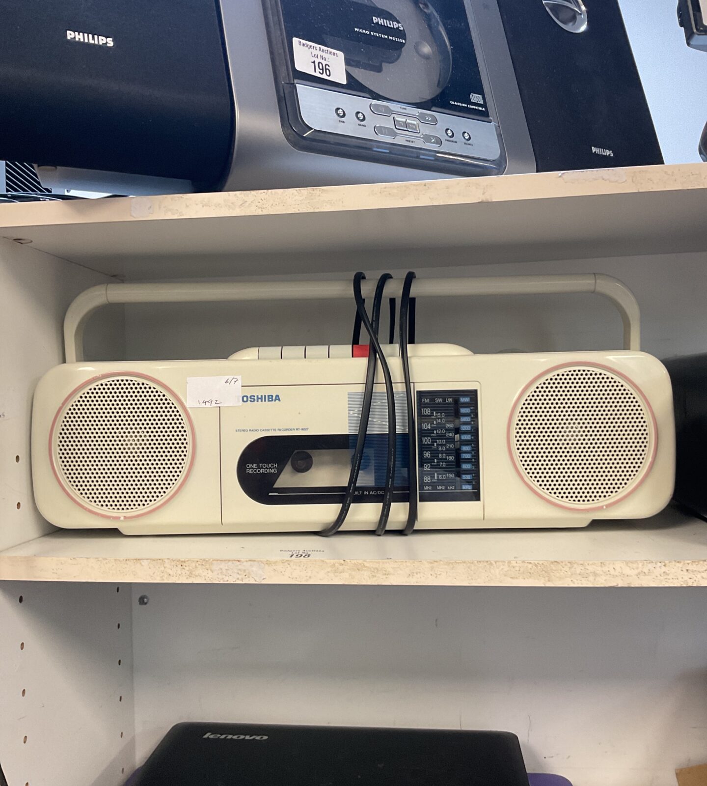 Retro toshiba rt-8027 cassette radio boombox