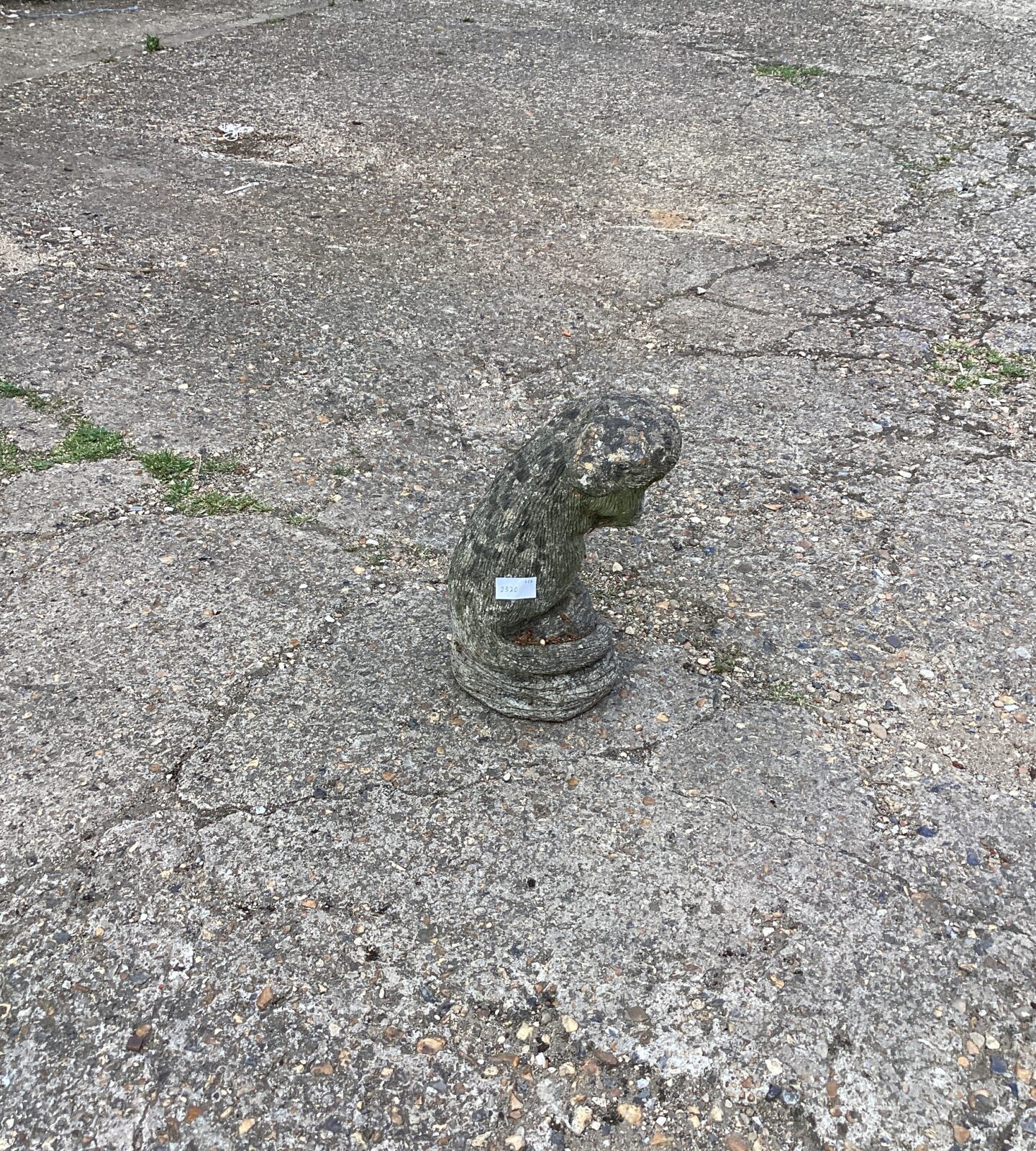 Otter garden ornament