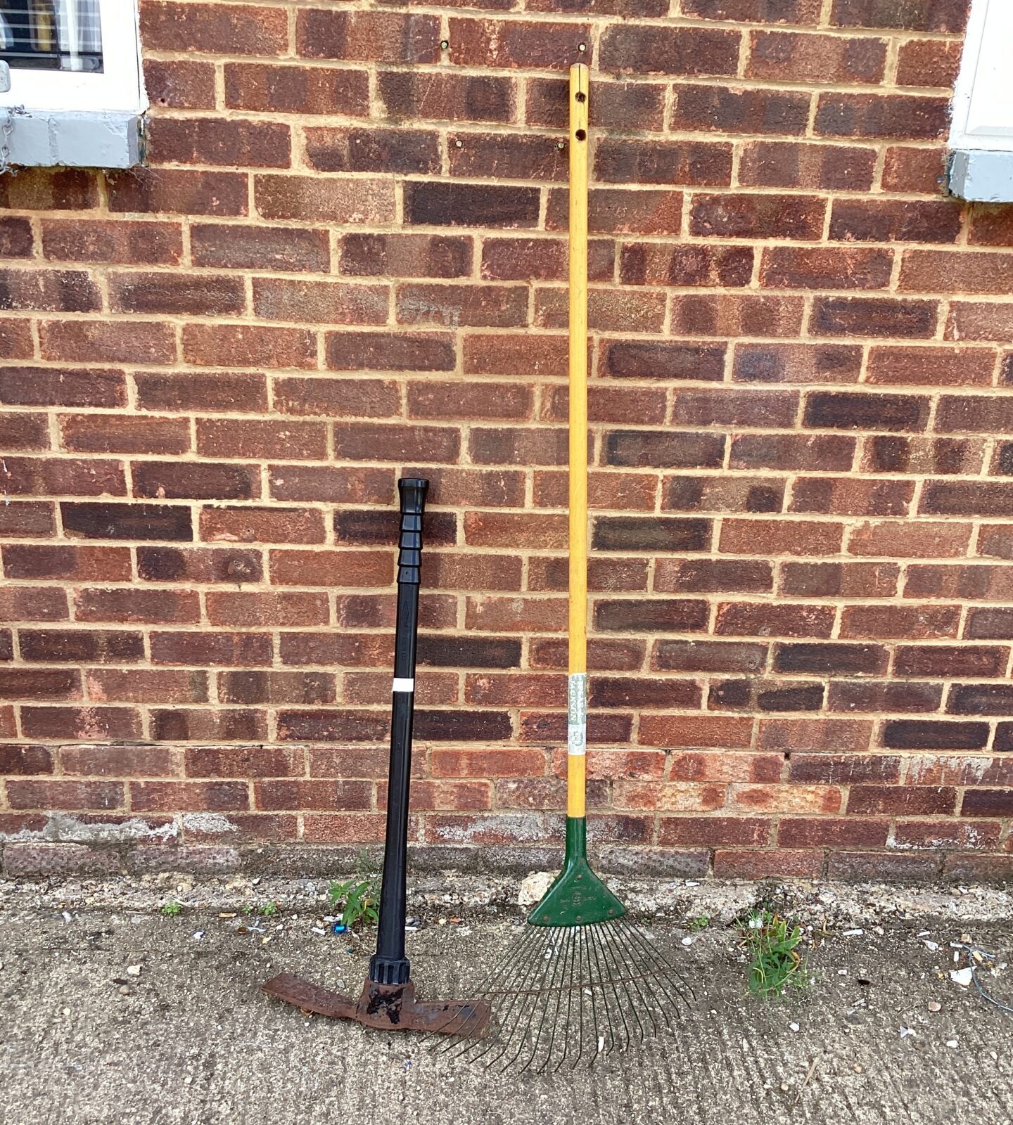 Matock and garden rake