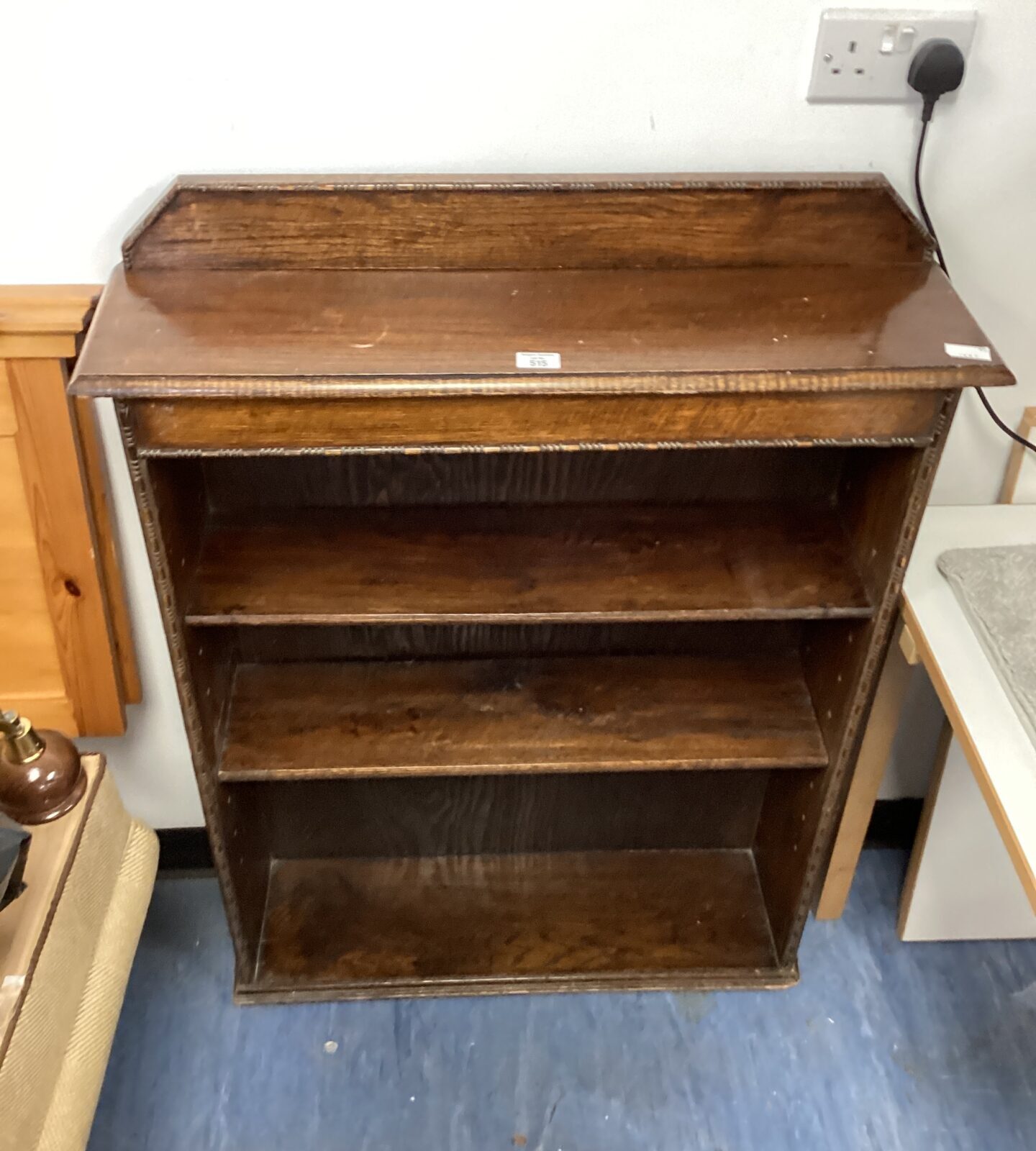 Vintage book shelf