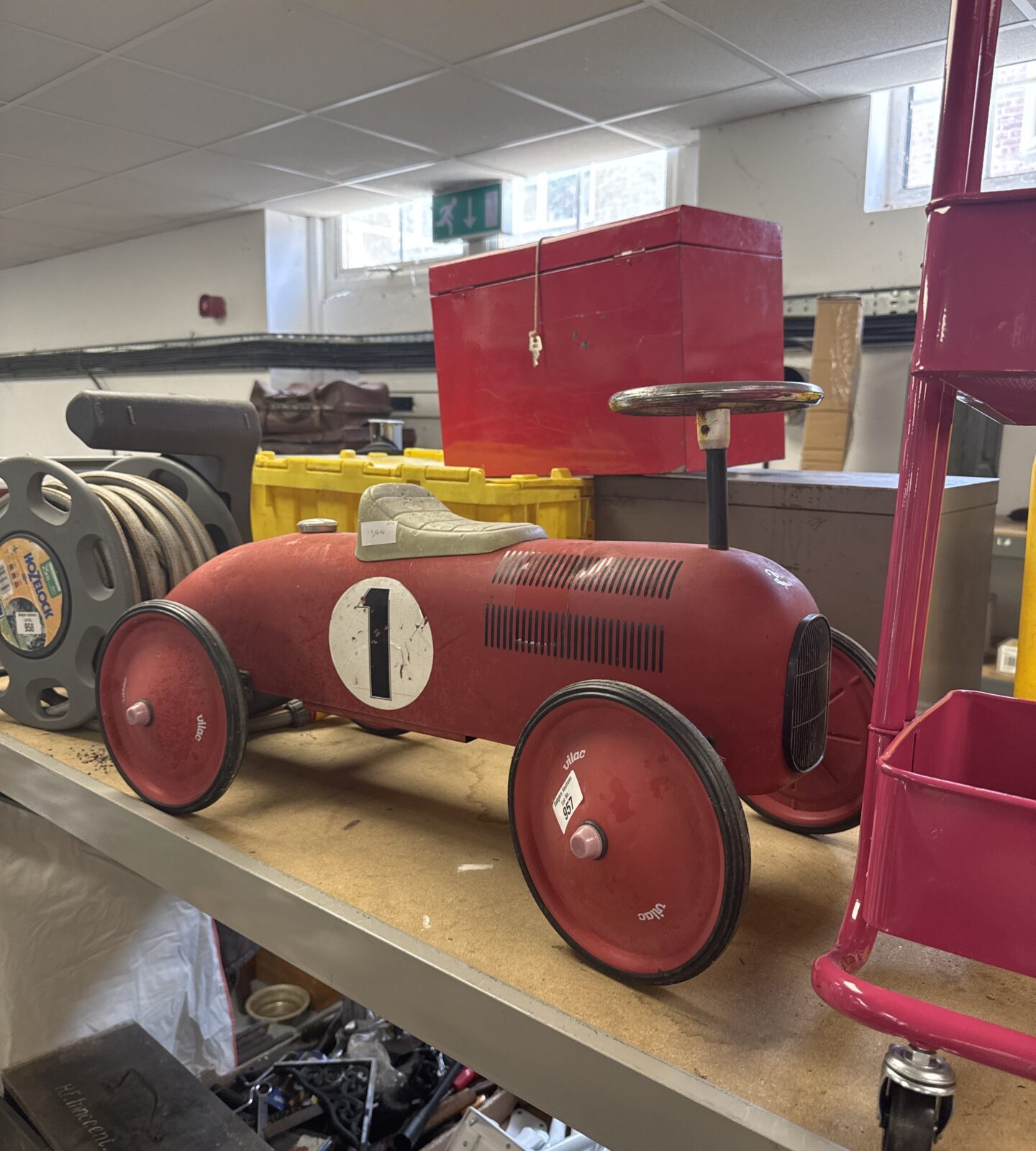 Vintage vilac children’s ride on car