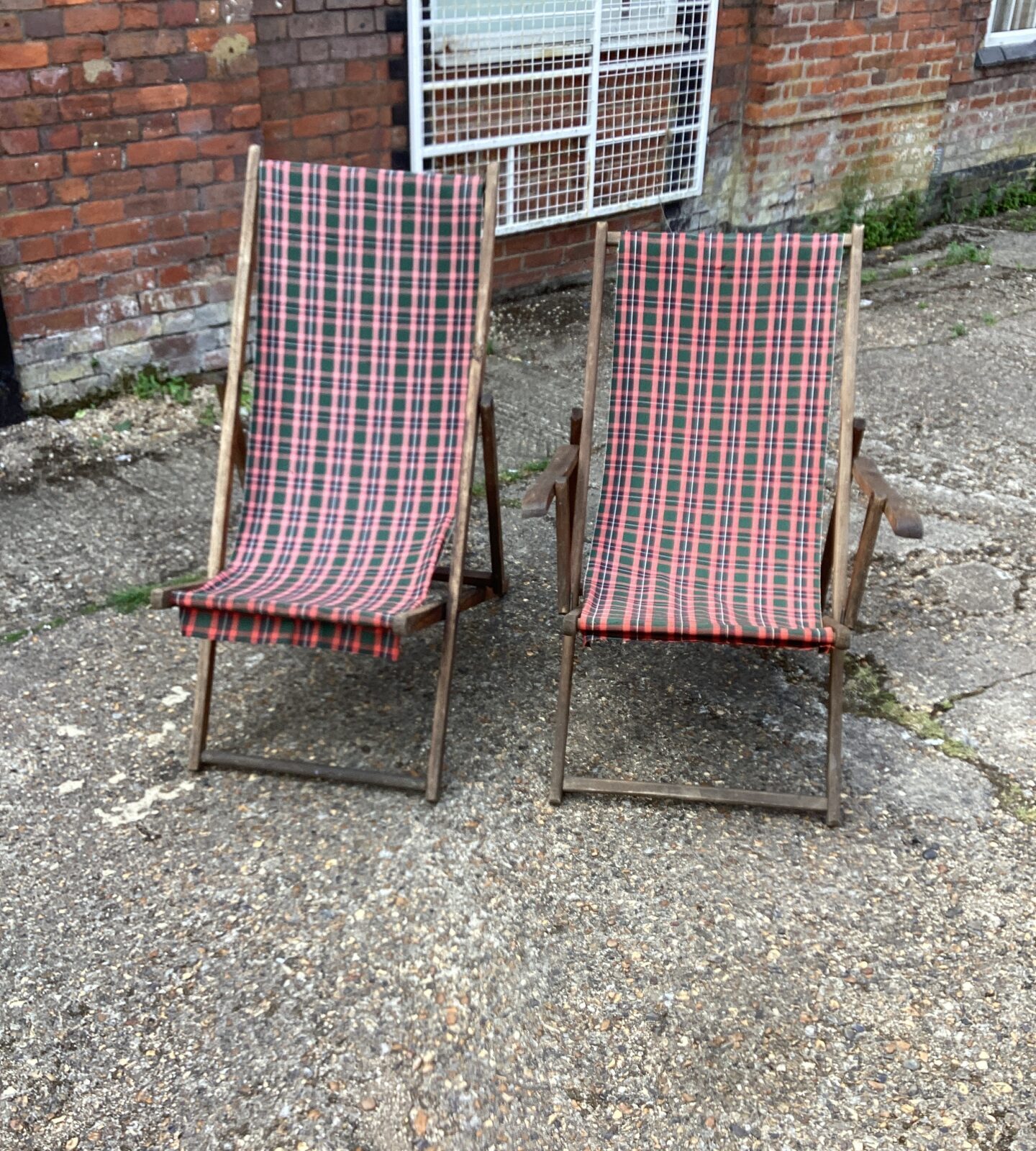 Two Classic Deckchairs