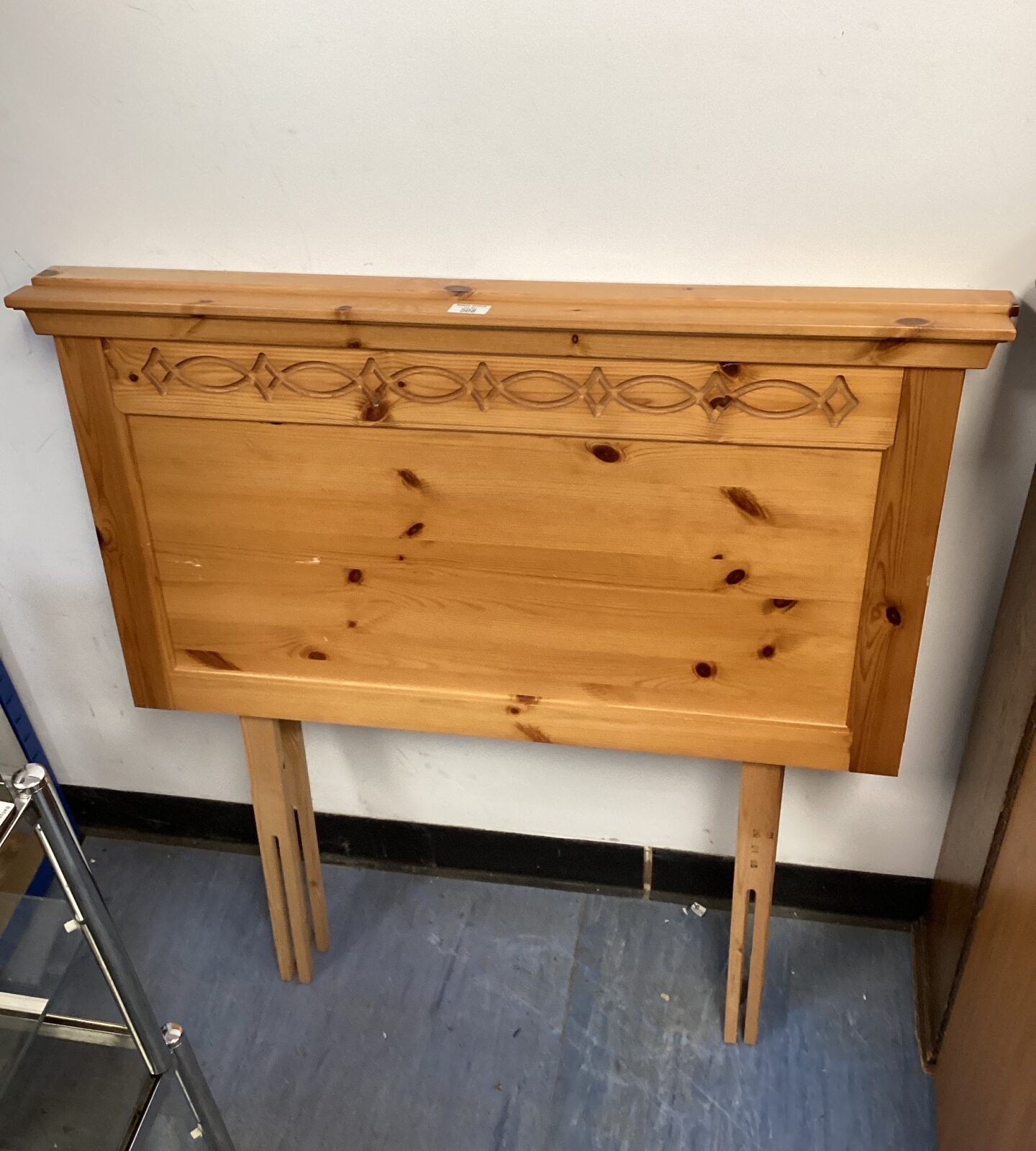 Two pine headboards
