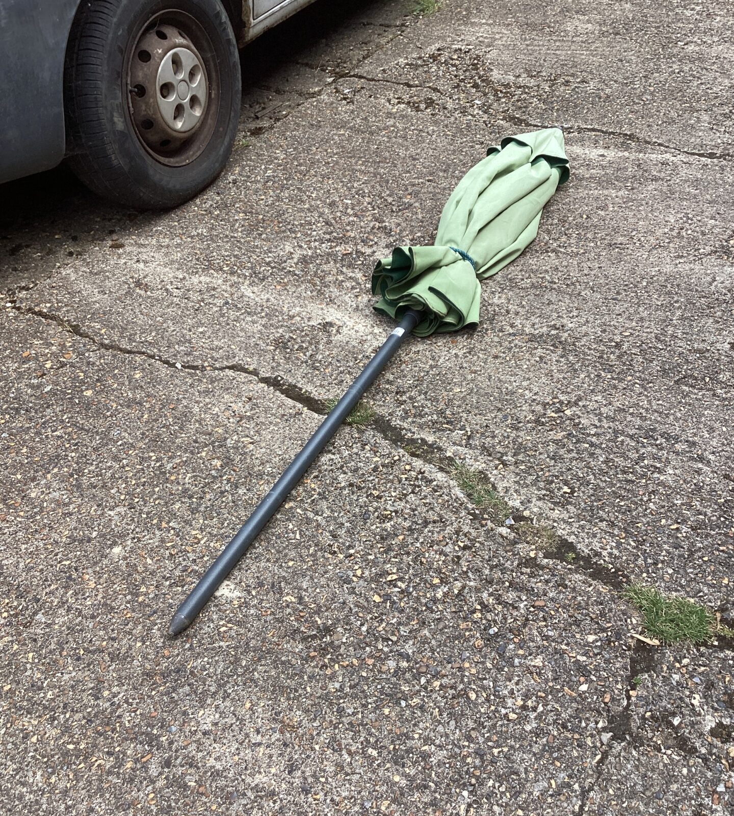 Large garden parasol