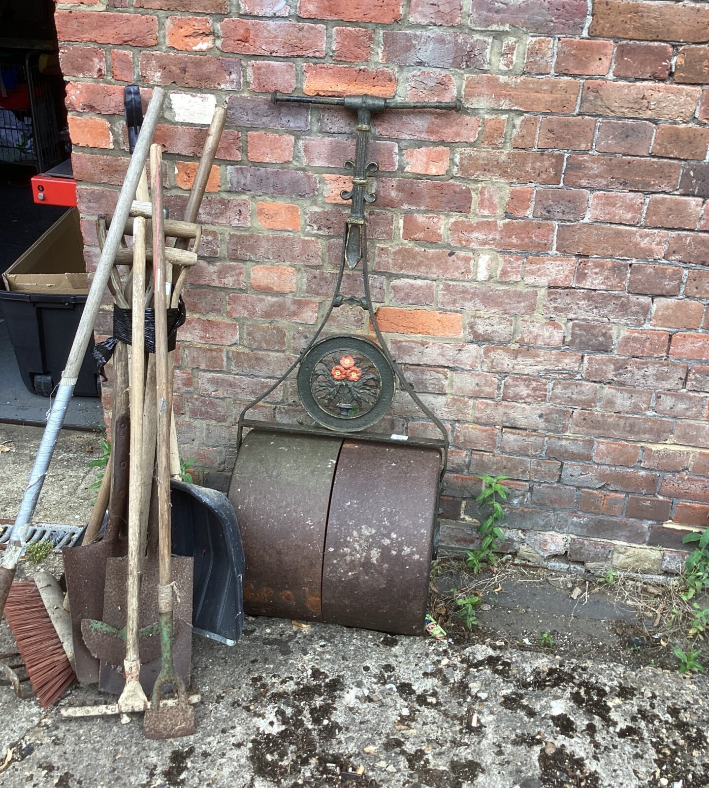 Vintage heavy duty Lawn Roller