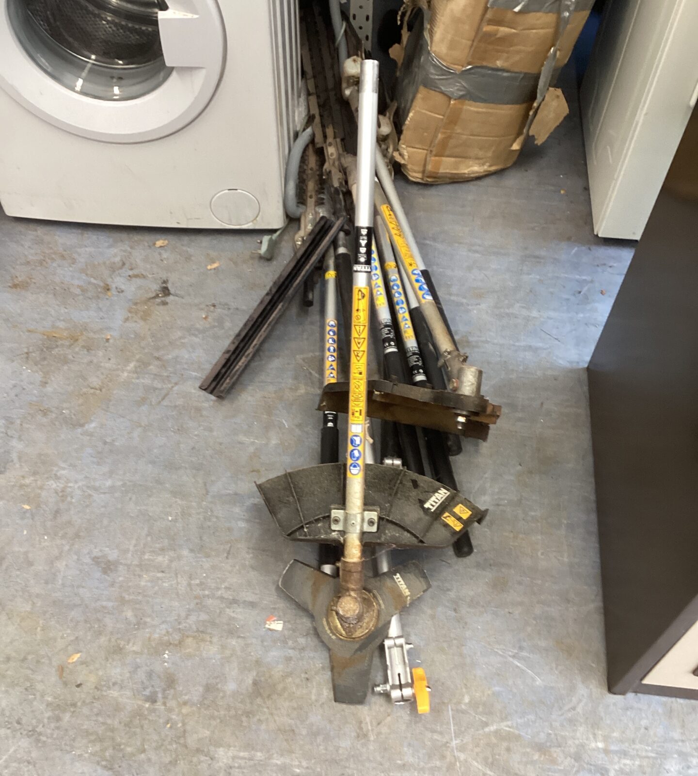 Selection of Power Strimmer attachments
