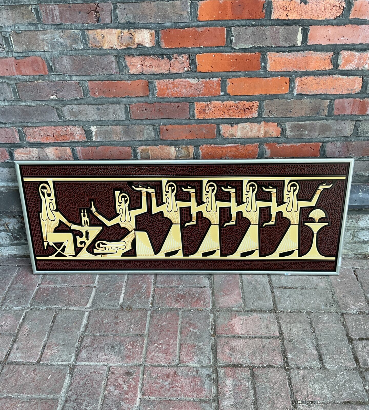 Large mosaic Egyptian mosaic panel