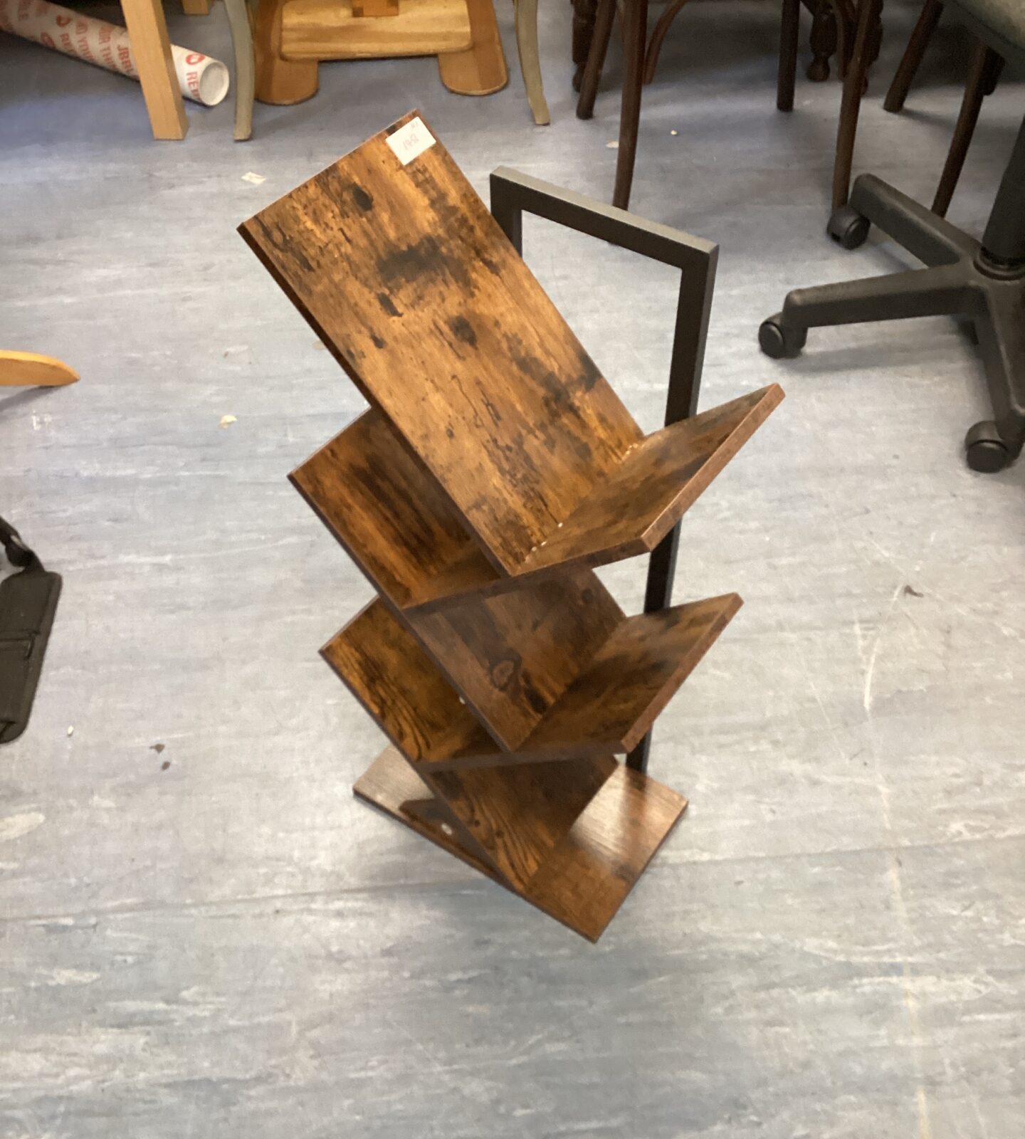 wooden cd rack