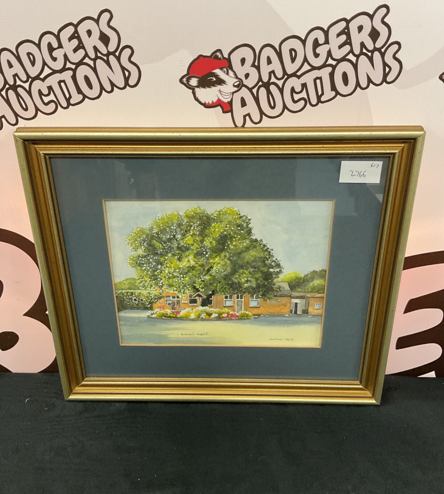 Mimi thomas watercolour of st vincents hospital
