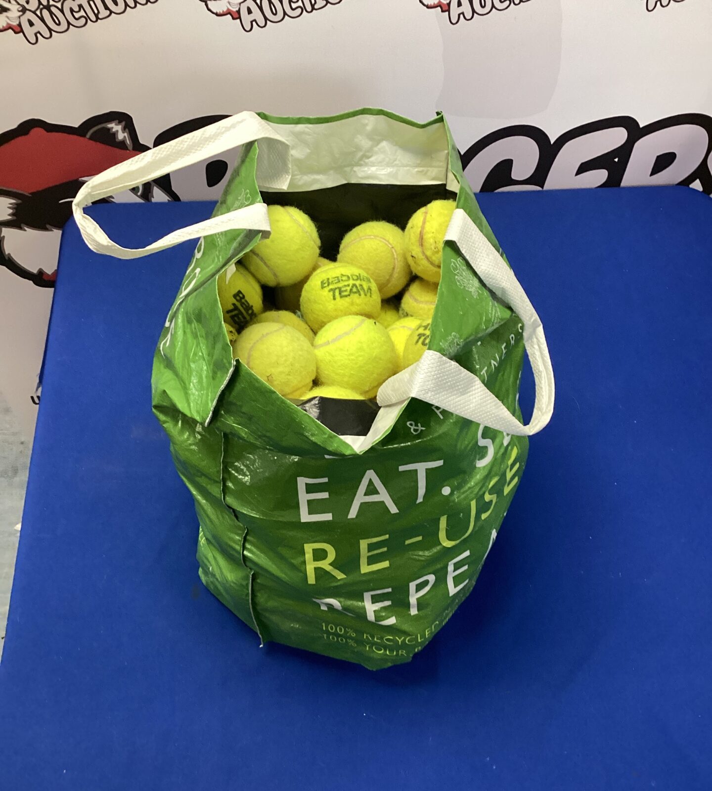 Bag of tennis balls