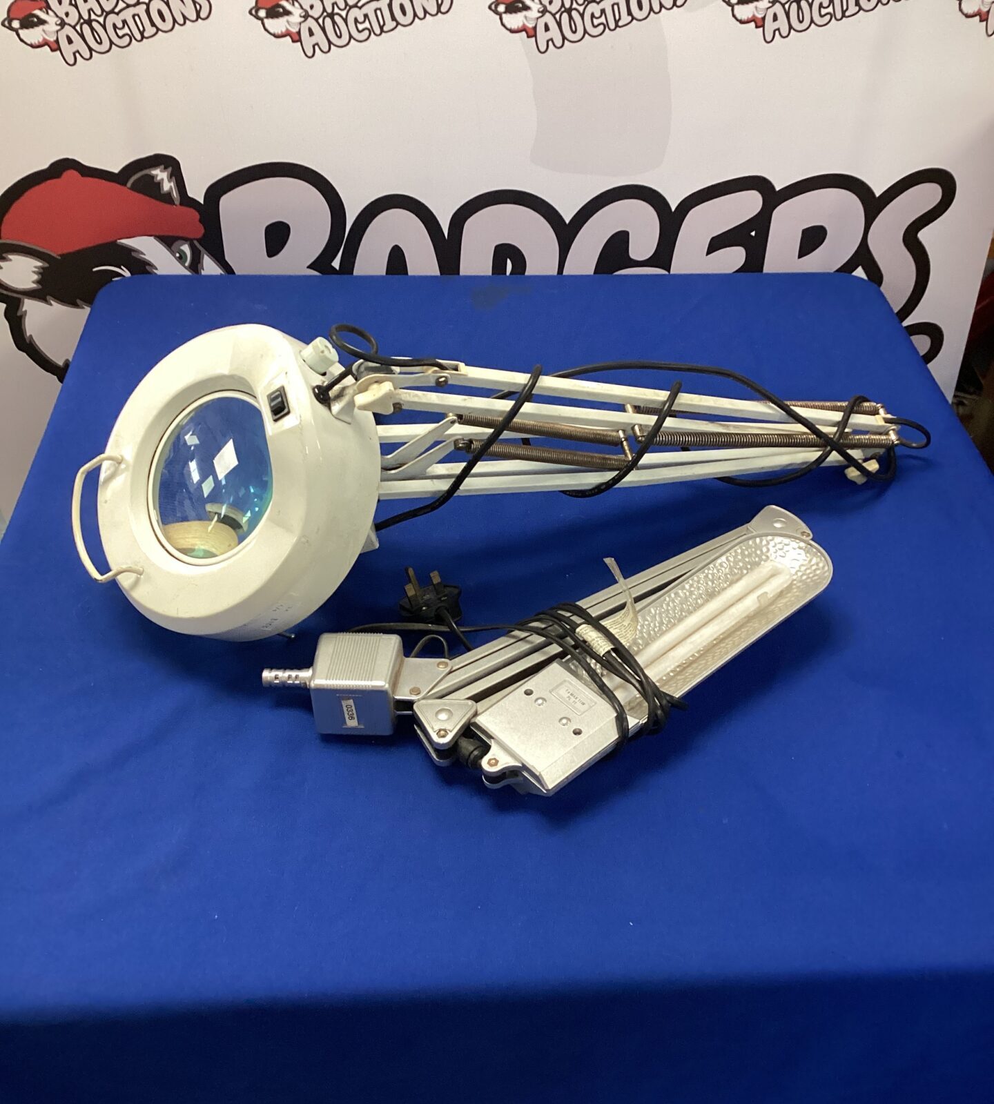 two workshop lights inc magnifing glass light