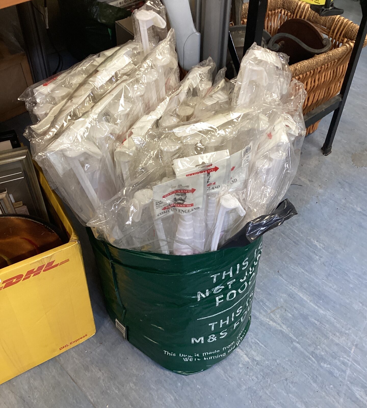 lot of england flags
