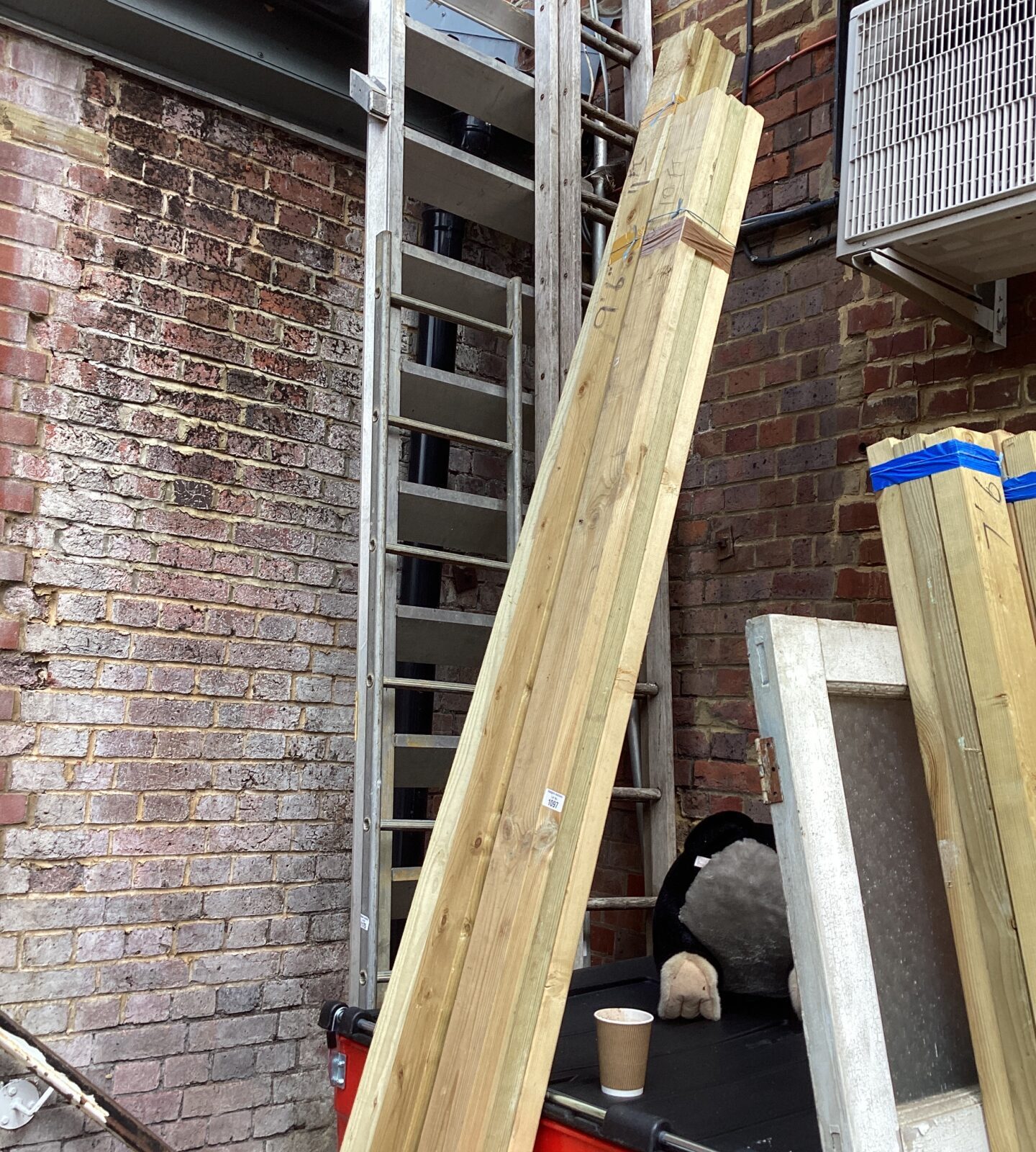 Three bundles of 10plus timber