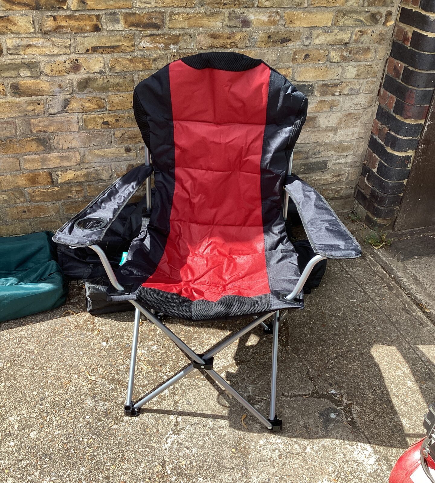 Four Homecall folding chairs with carry cases