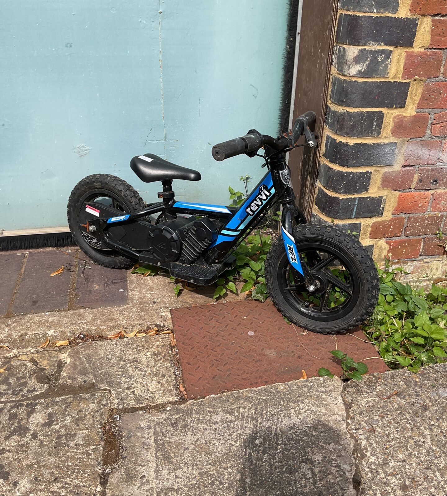 Kids electric 2 speed revvi balance mx motorcross bicycle