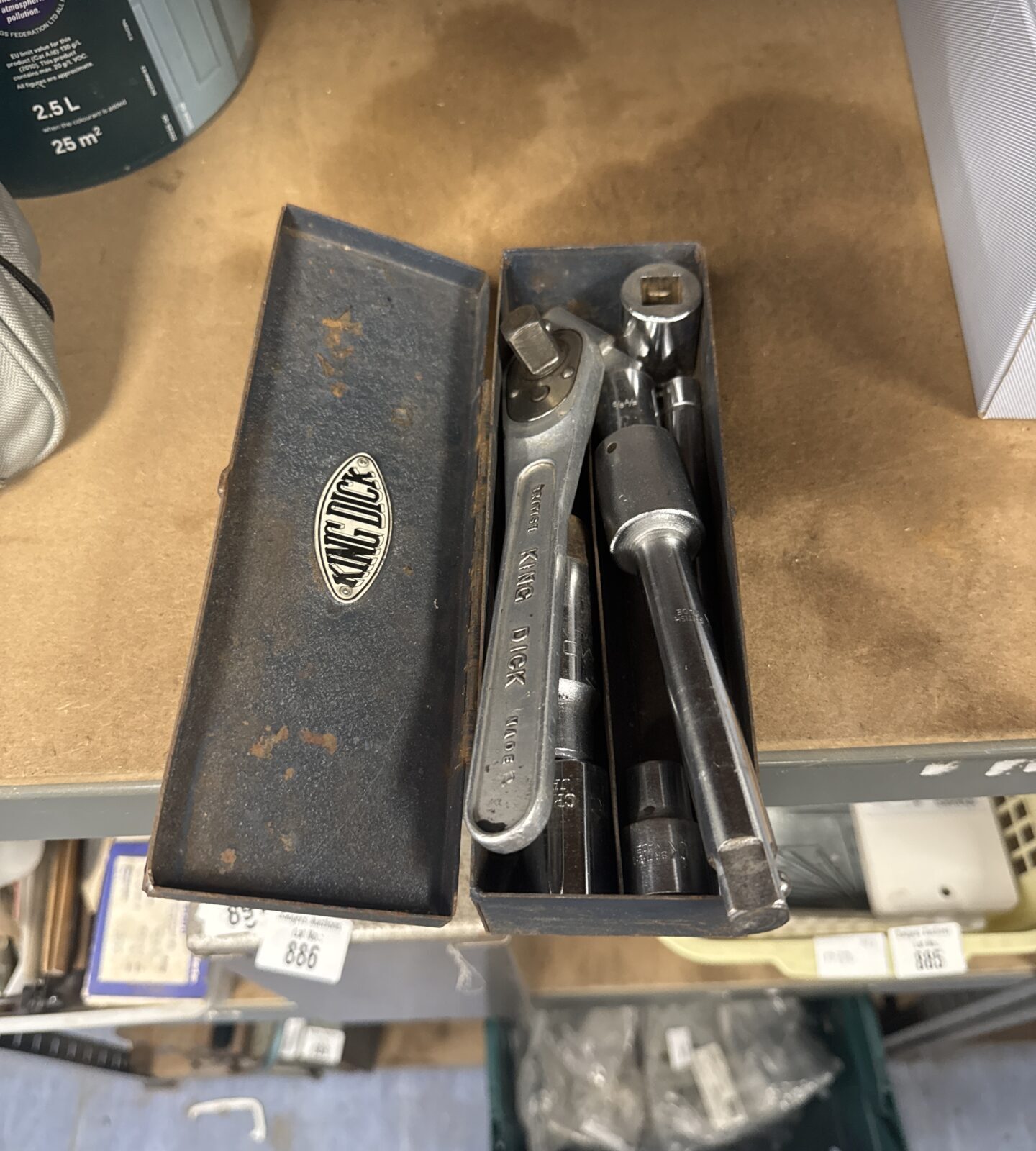 King dick ratchet & socket set