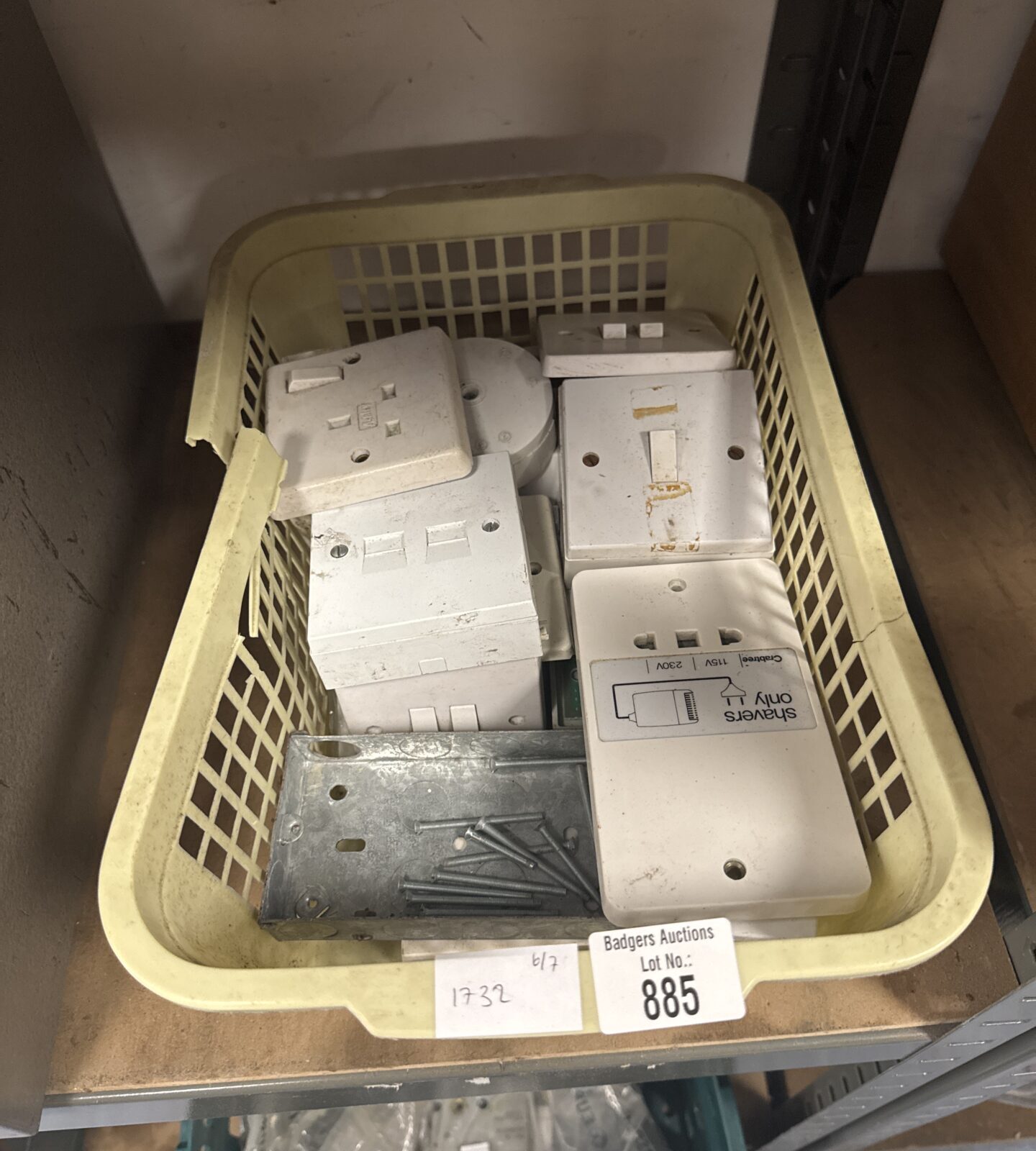 Basket of electrical sockets