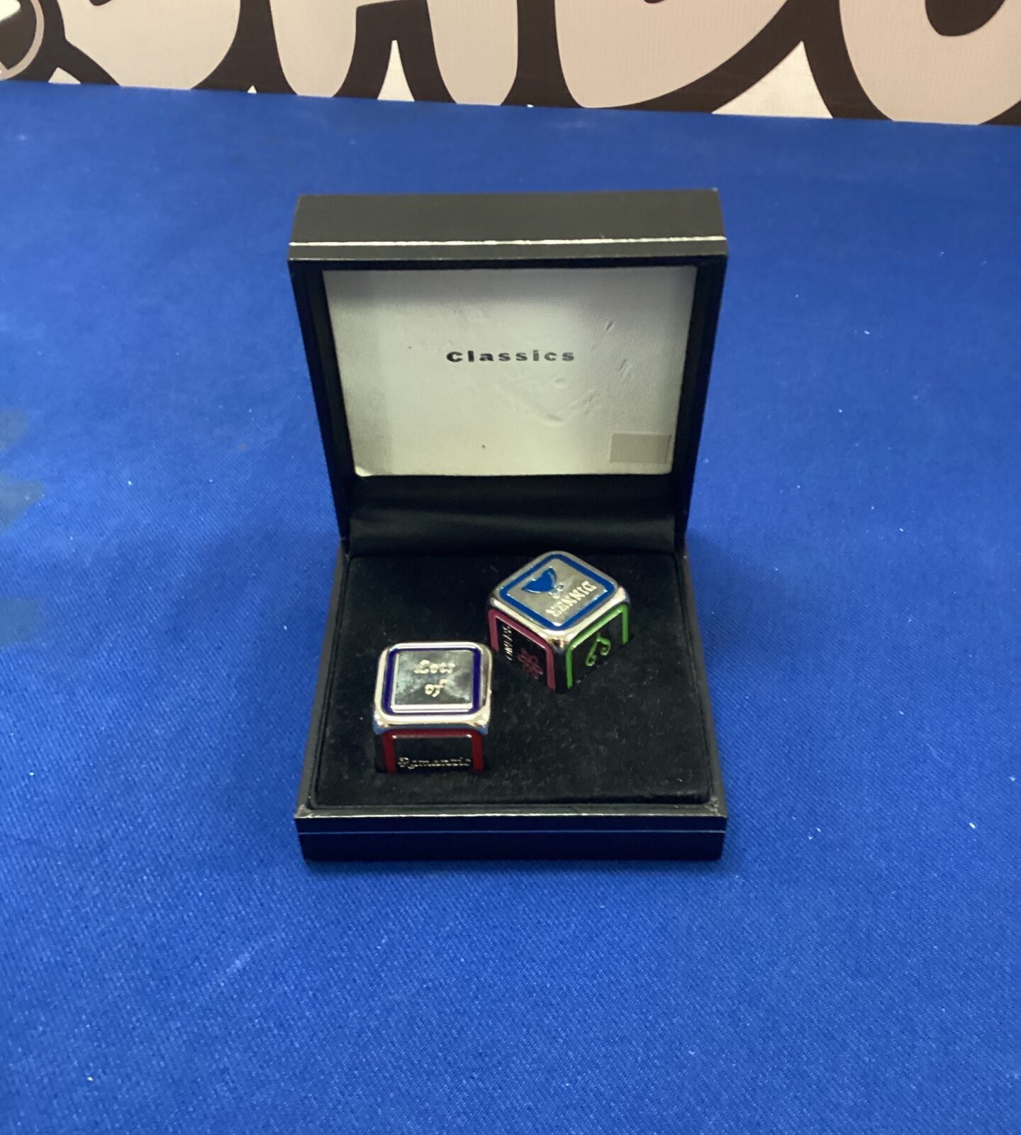 Set of lovers dice