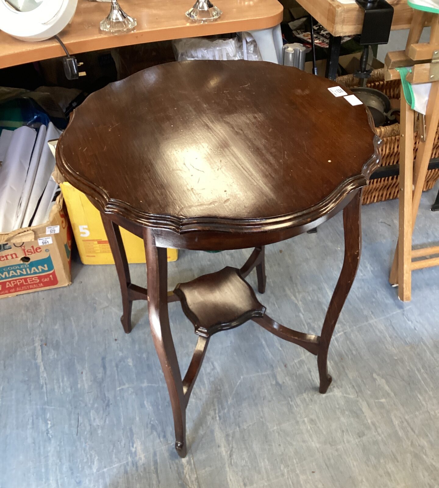 Mahogany side table