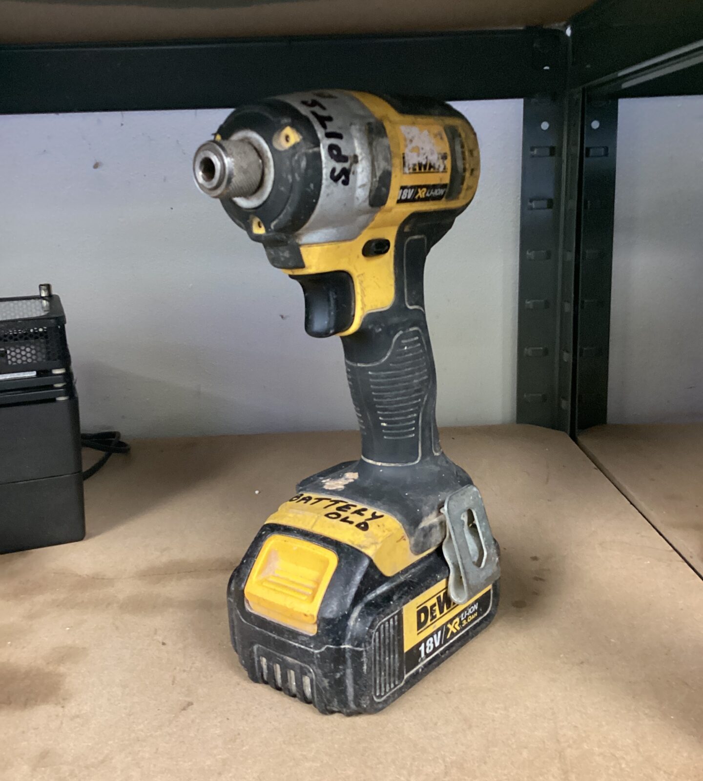 Dewalt cordless drill working