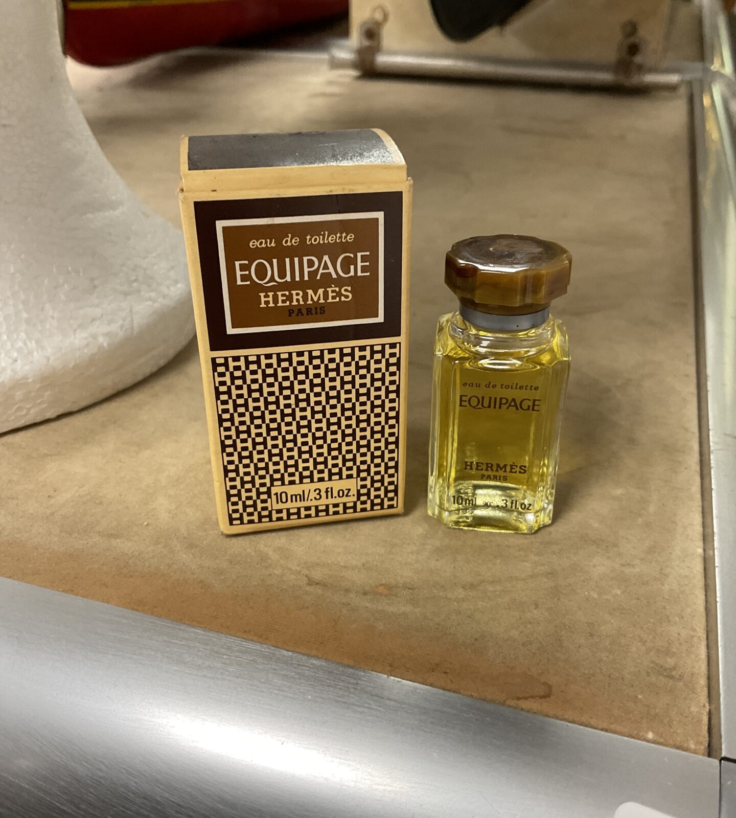 10ml bottle of French equipage eau de toilette perfume