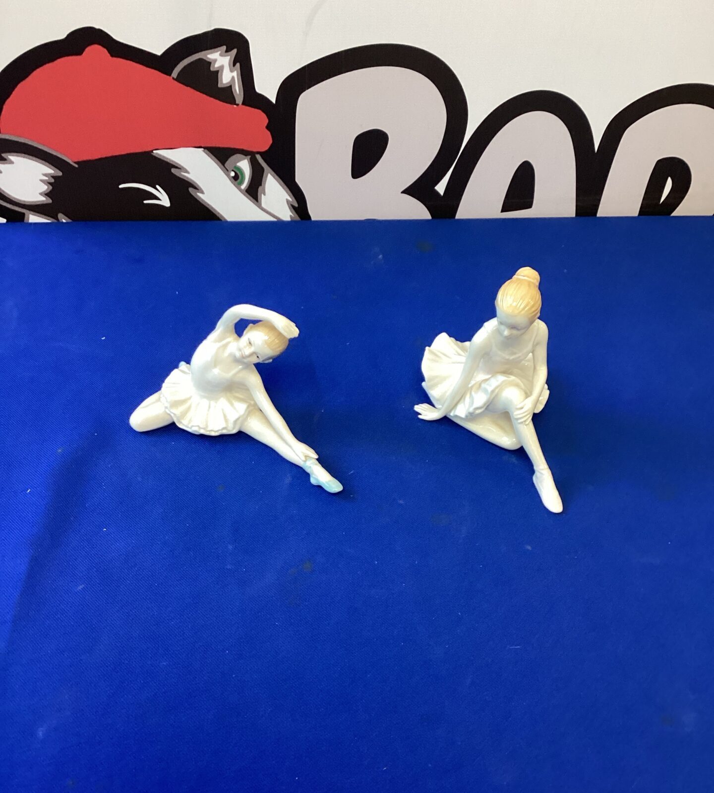 Two Worcester Studios ballerina Figurines