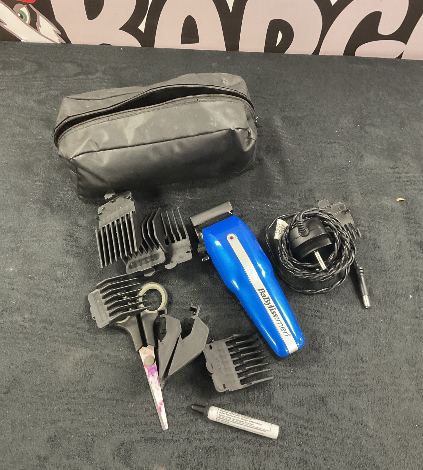 babyliss Hair trimmer with attachments working