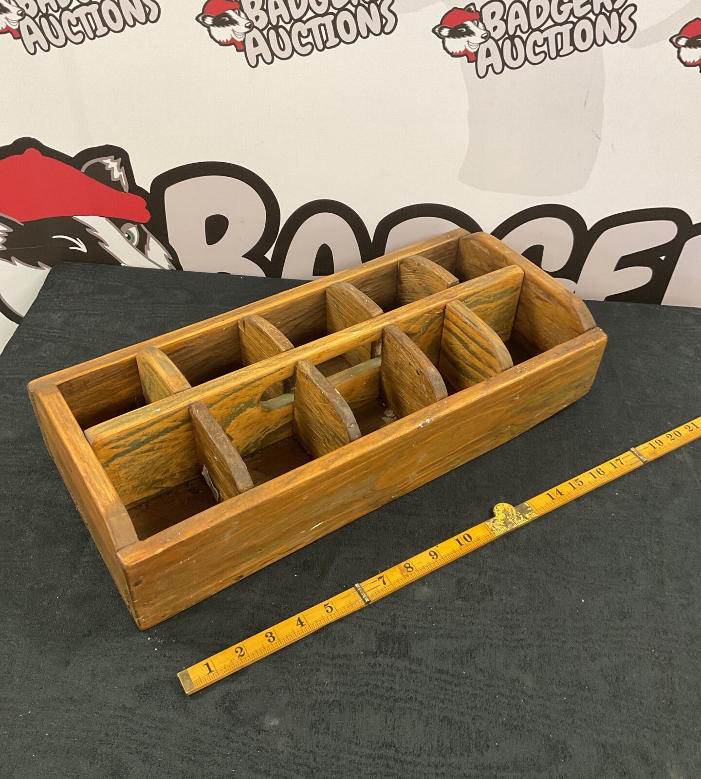 antique cotton mill cotton reel box