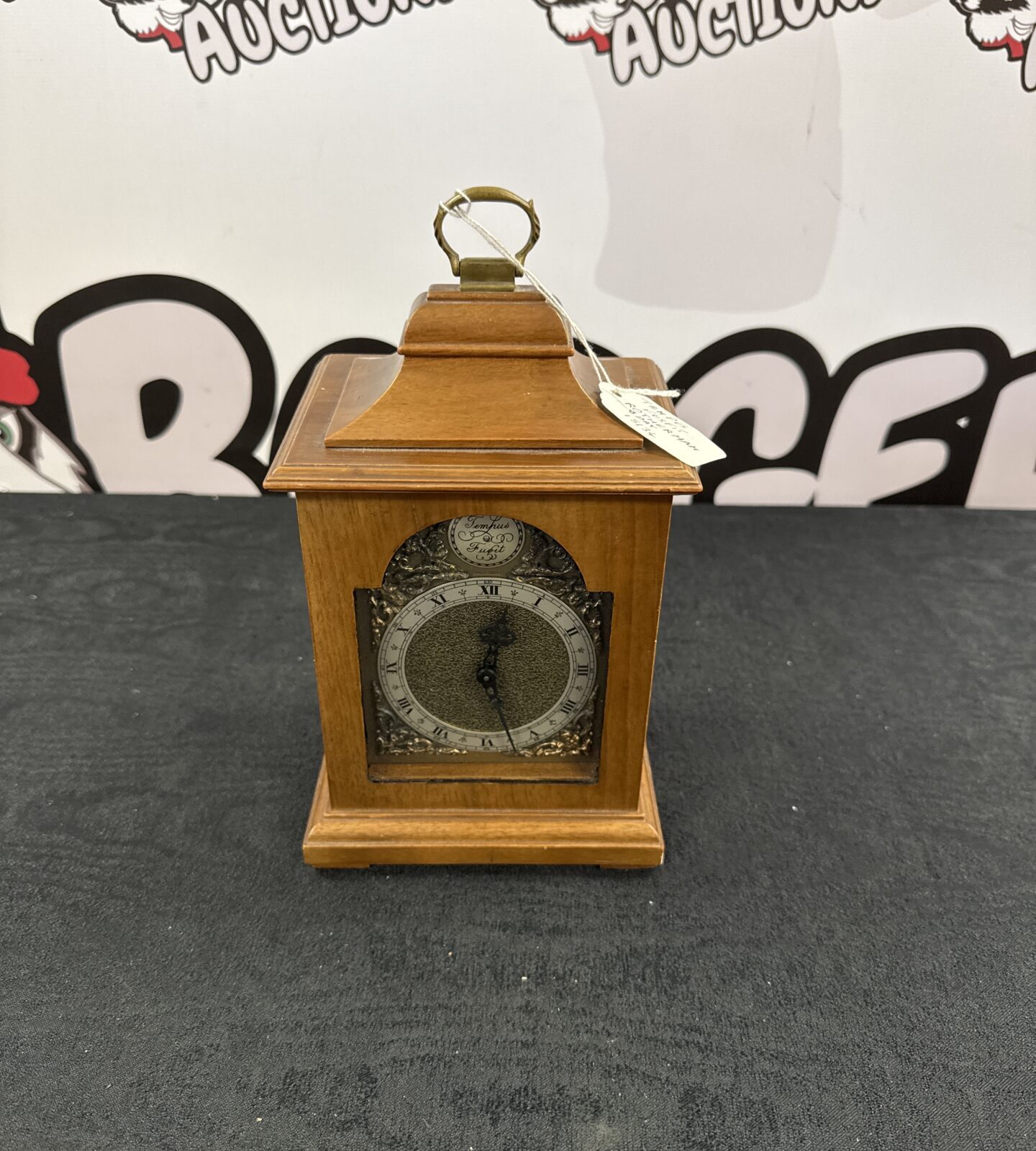 Vintage Tempus Fosfit Rotherham 8 Day clock 15134 circa 1930s - working