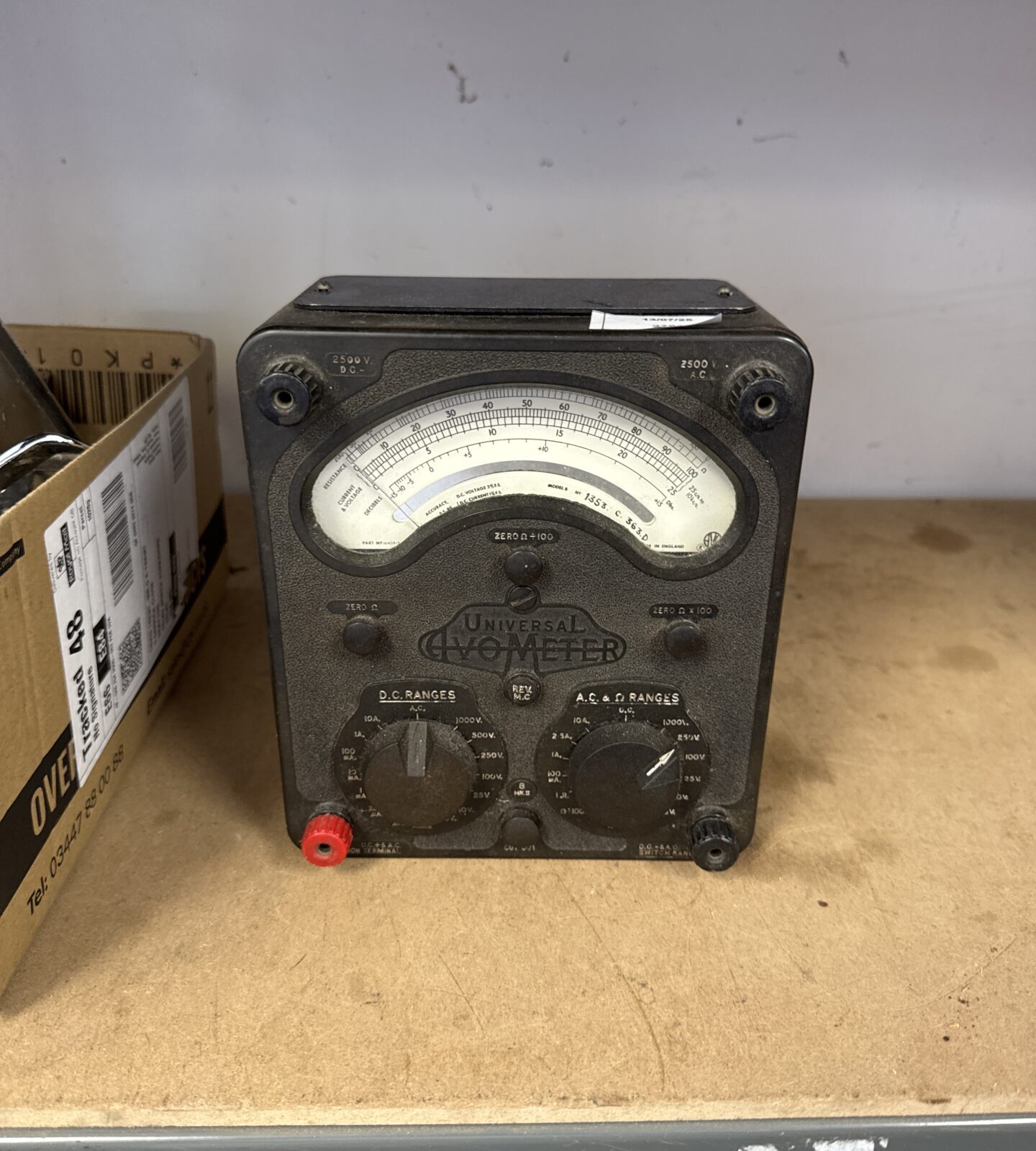Vintage model 8 universal avometer body only