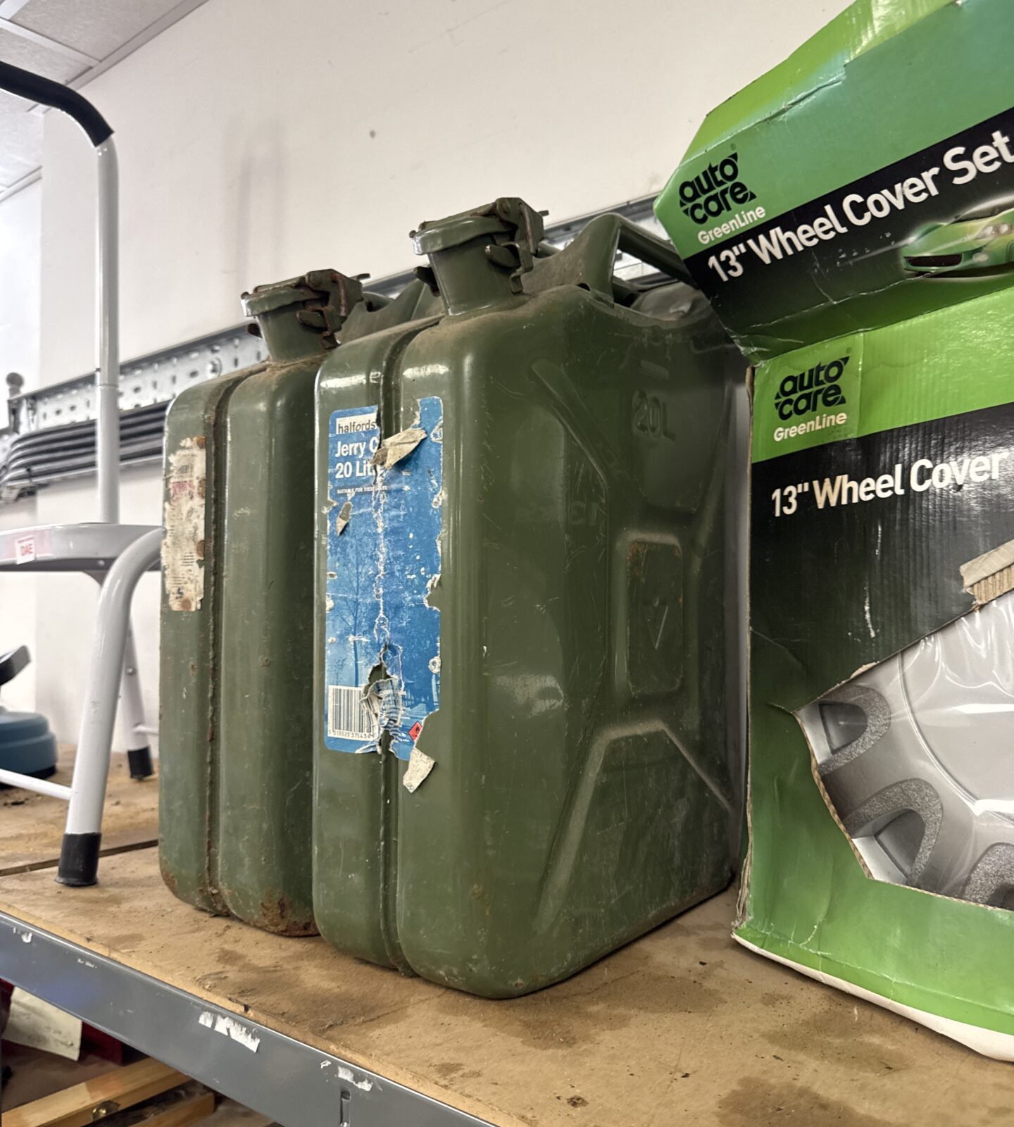 Two 20l Jerry cans