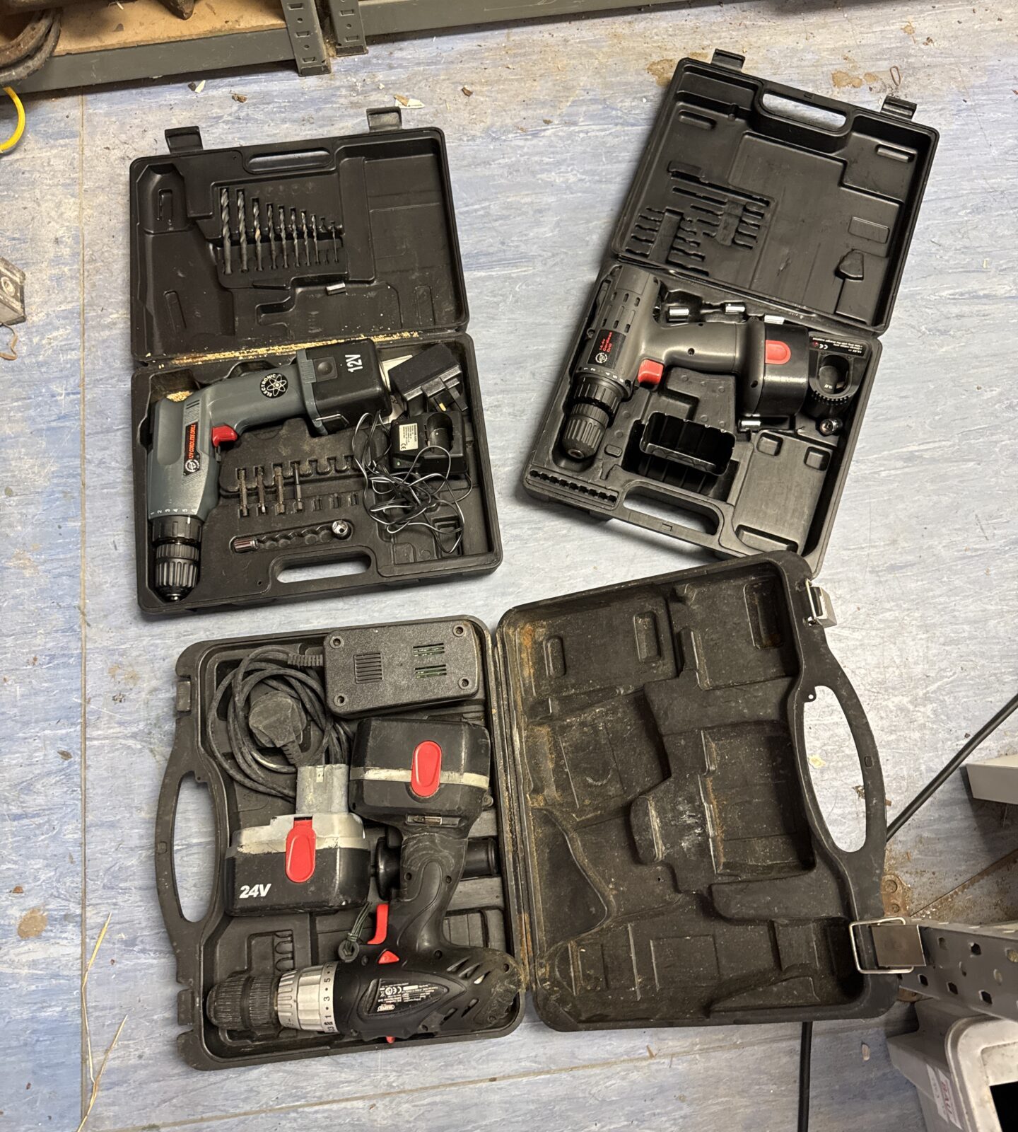 Three untested cordless drills