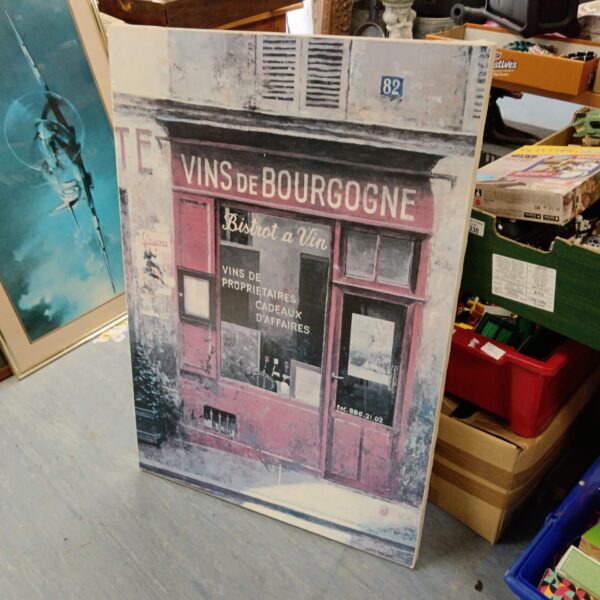 Large print of a french cafe coffee shop
