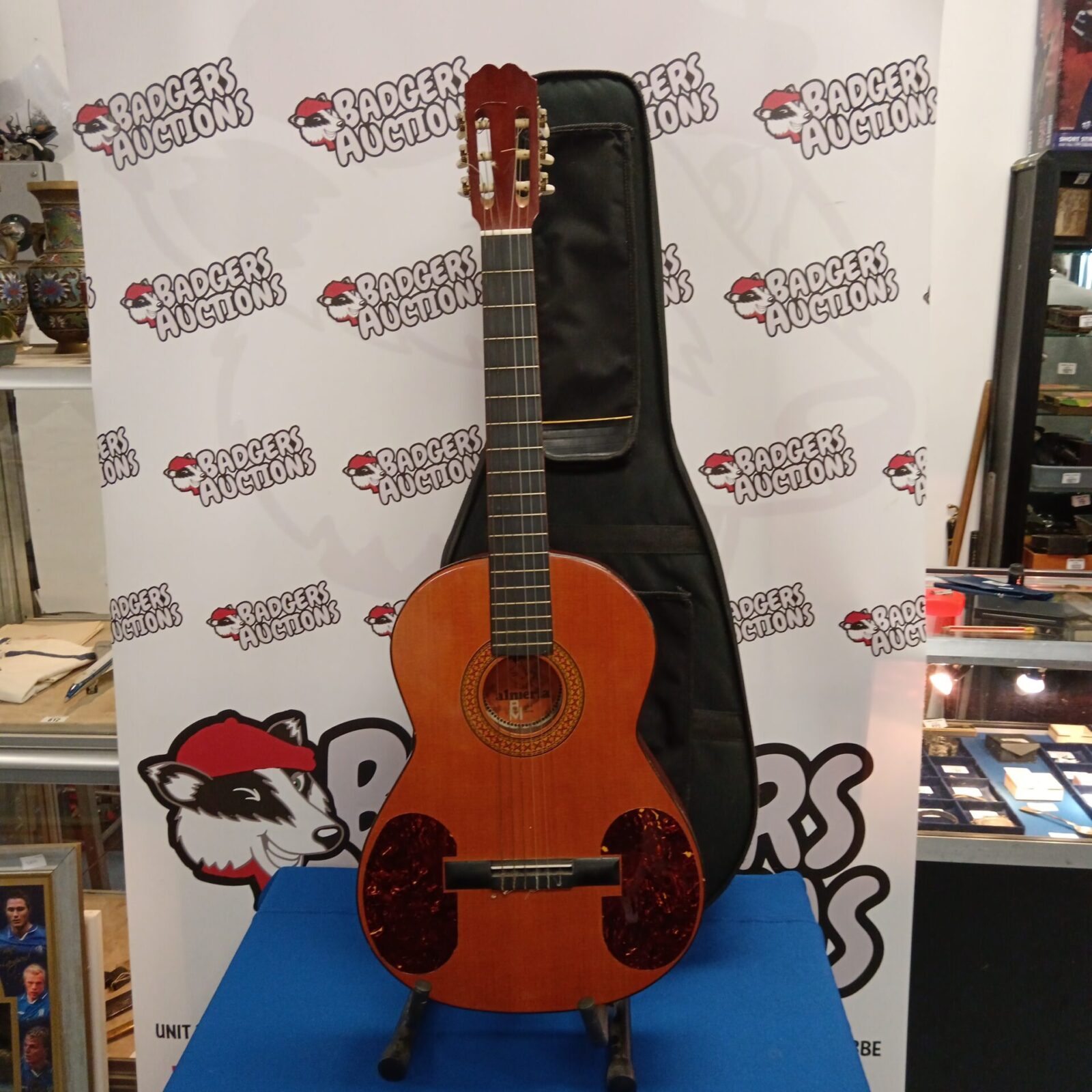Bm almeria acoustic guitar with case