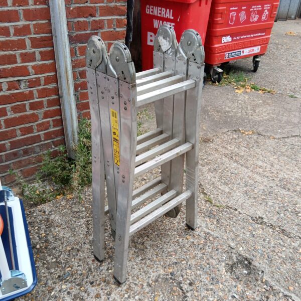 Aluminium Zarges folding ladder, a versatile and durable step ladder.