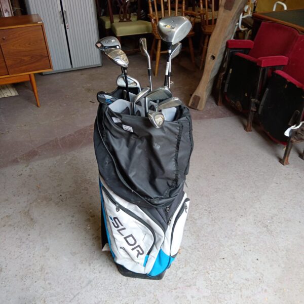Set of hippo golf clubs in sdlr bag