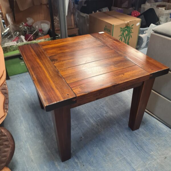 Rustic Pradesh coffee table made of solid wood for living room.