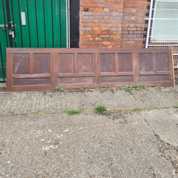Antique wooden wall panelling from Castle Hill House, High Wycombe.