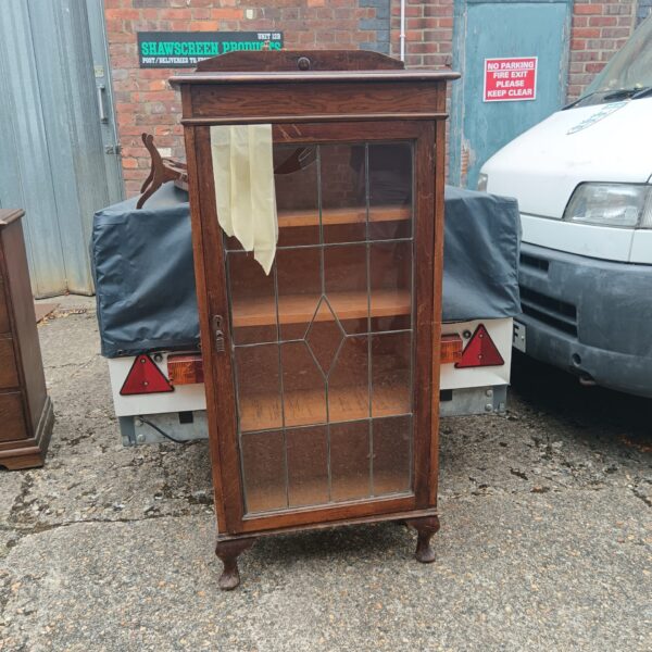 Glass fronted display cabinet