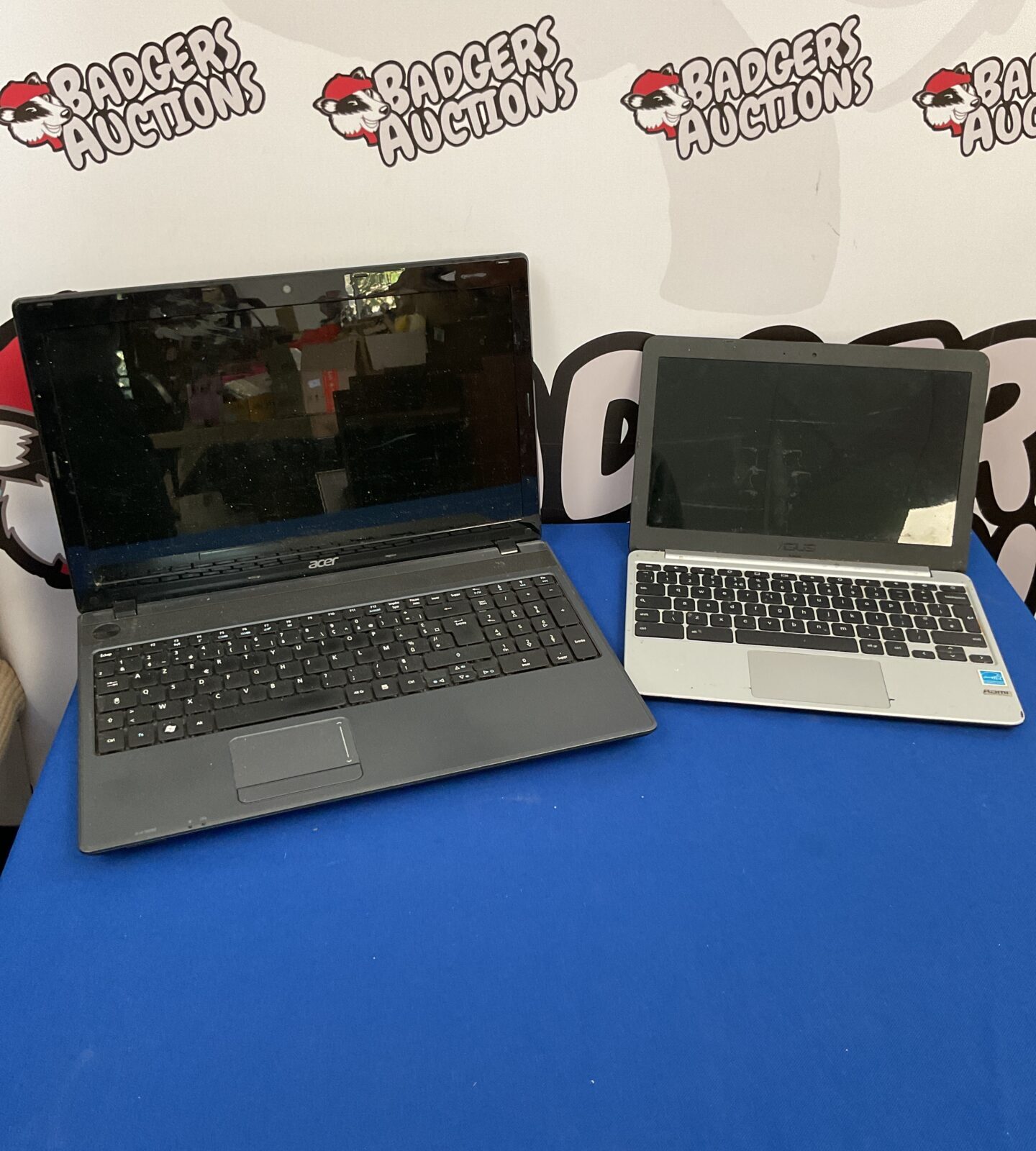 Two laptops inc acer and asus chrome
