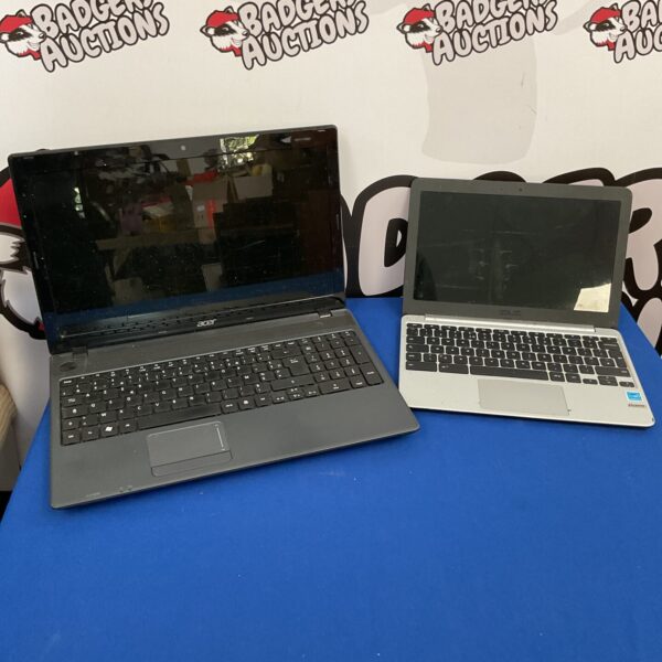 Two laptops inc acer and asus chrome