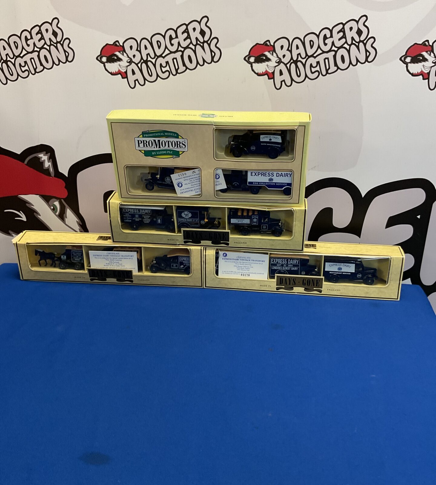 Selection of boxed Diecast models inc days gone and ProMotors