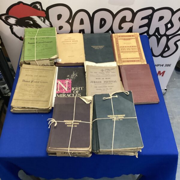 Quantity of  hymn books from st. Mary’s church chesham