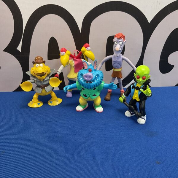 Group of vintage Little Dracula Bandai figures from the 90s.