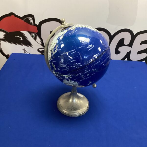 World Globe on metal base