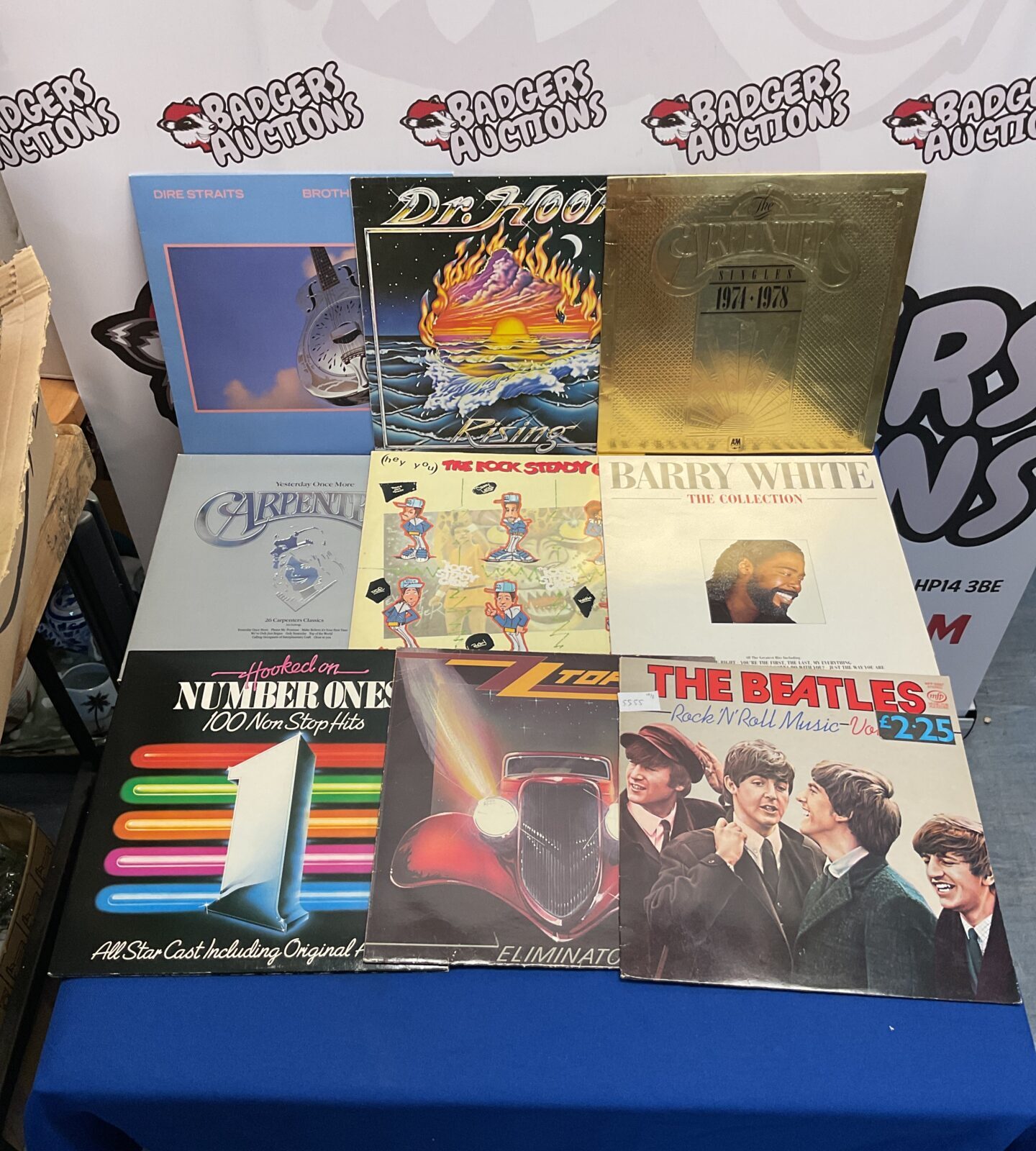 Bundle of 12” vinyl records including the beatles