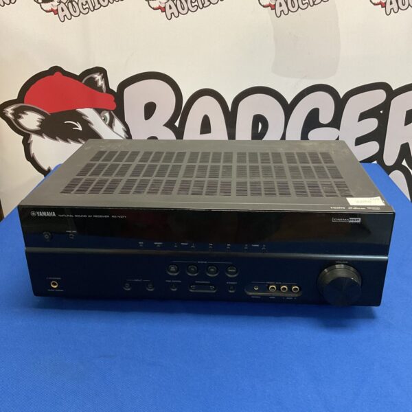 Yamaha RX-V371 AV receiver front view for home theater.