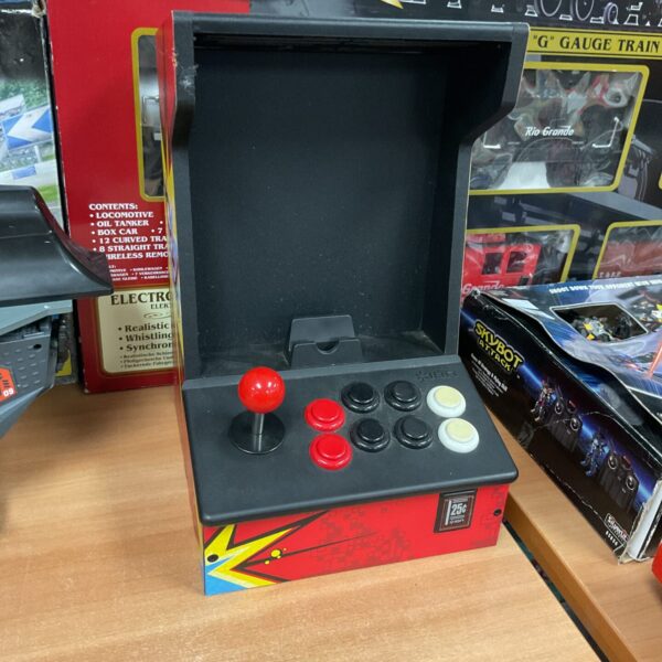 Front view of the Ion iCade machine tabletop arcade console.