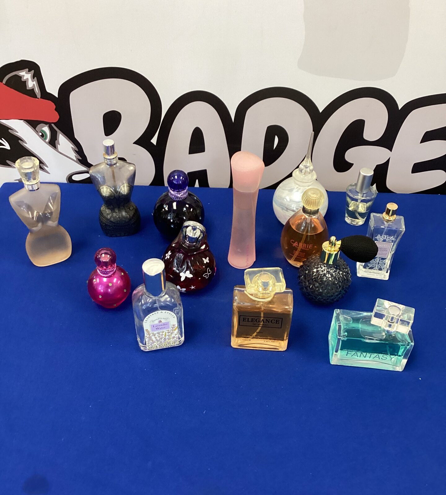 Selection of ladies perfumes and bottles inc Jean Paul Gaultier